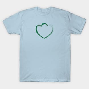 Mutant Heart Forest Green T-Shirt